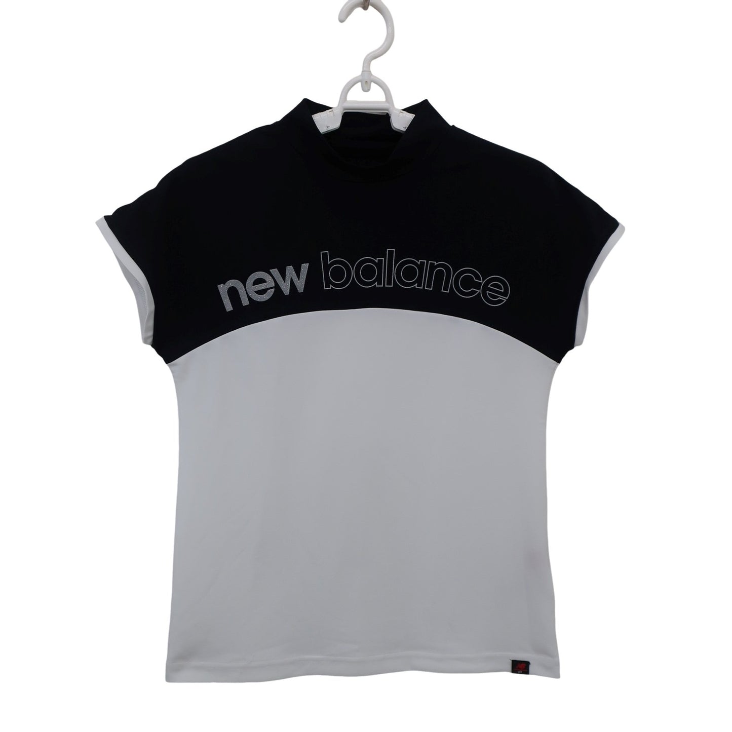 New Balance golf(ニューバランスゴルフ) ノースリーブモックネックシャツ 黒白 レディース 1 012-3166610 A