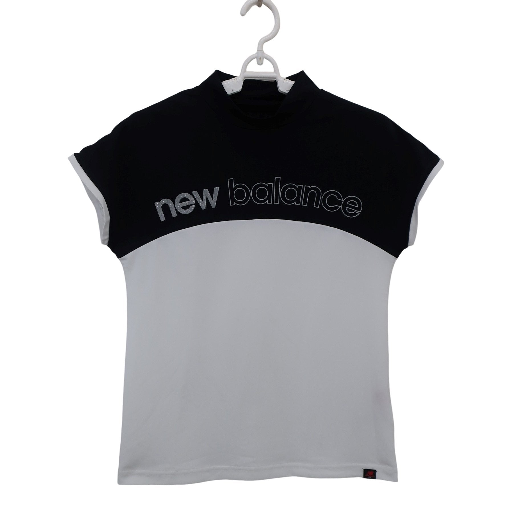New Balance golf(ニューバランスゴルフ) ノースリーブモックネックシャツ 黒白 レディース 1 012-3166610 A
