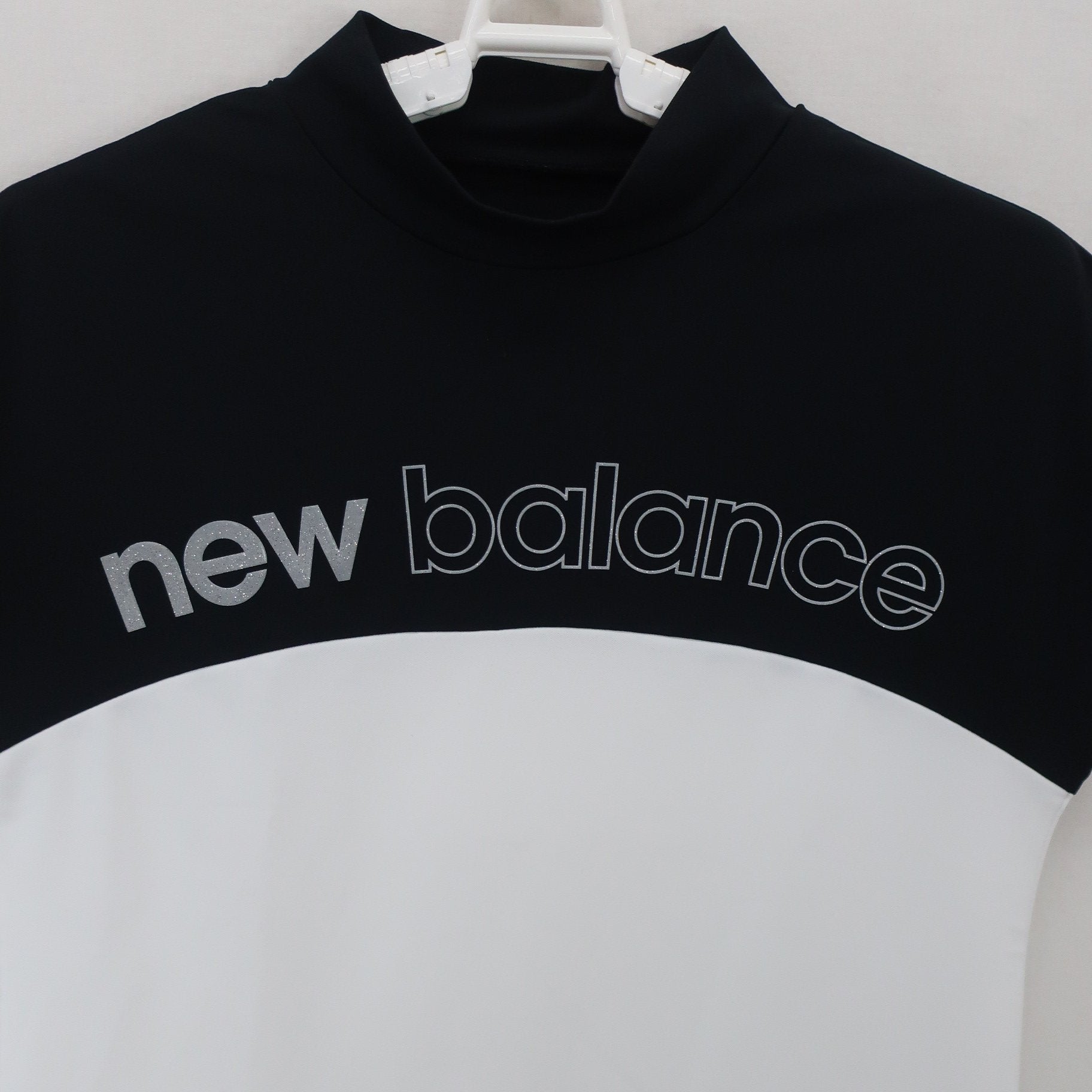 New Balance golf(ニューバランスゴルフ) ノースリーブモックネックシャツ 黒白 レディース 1 012-3166610 A