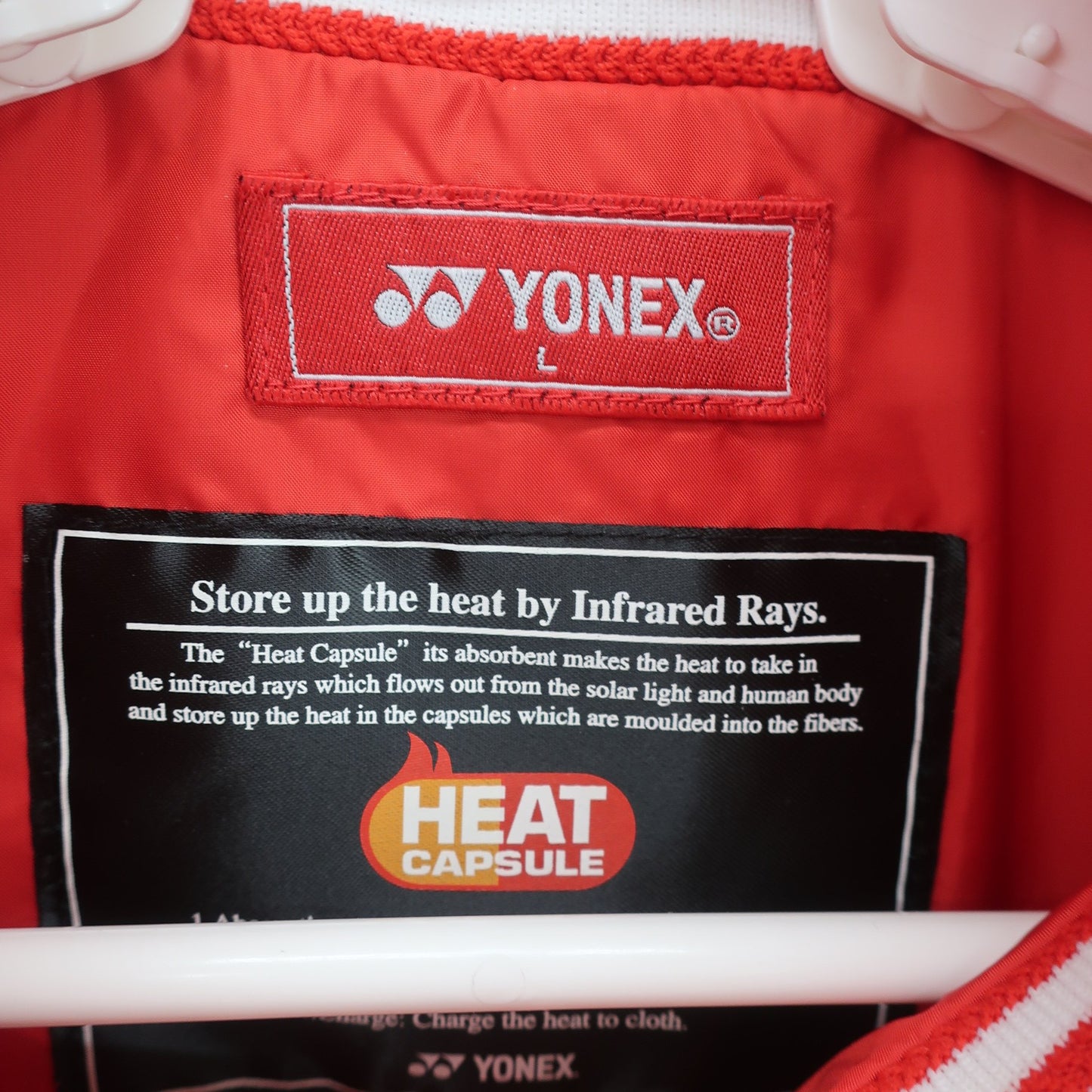 YONEX(ヨネックス) フルジップジャケット 赤 メンズ L A
