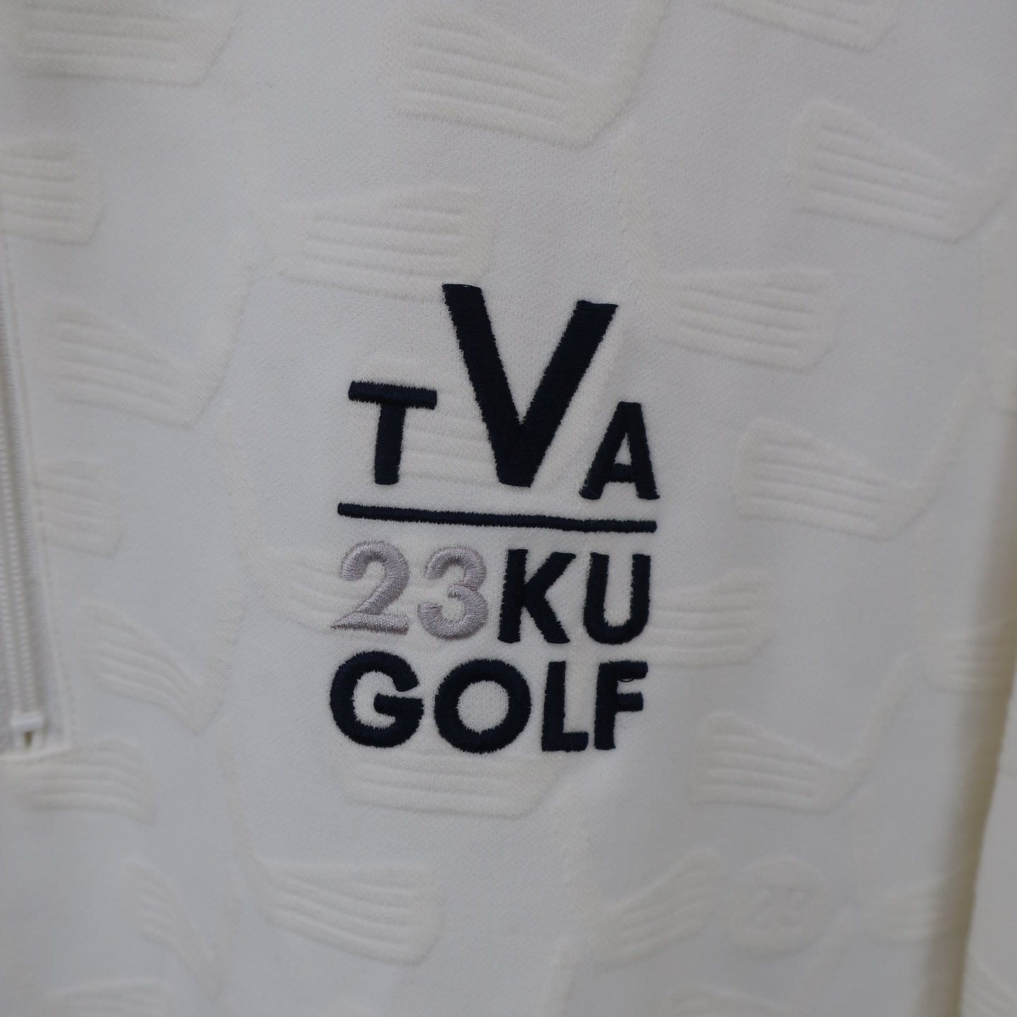 23区 GOLF(23区ゴルフ) 長袖ハーフジップシャツ 白 メンズ LL B