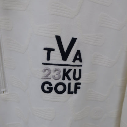 23区 GOLF(23区ゴルフ) 長袖ハーフジップシャツ 白 メンズ LL B