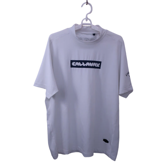 Callaway(キャロウェイ) 半袖モックネックシャツ 白 メンズ LL C24134103 C