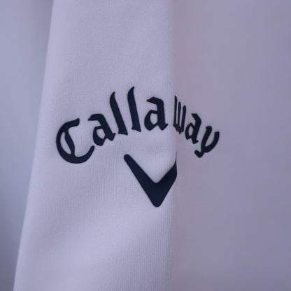 Callaway(キャロウェイ) 半袖モックネックシャツ 白 メンズ LL C24134103 C