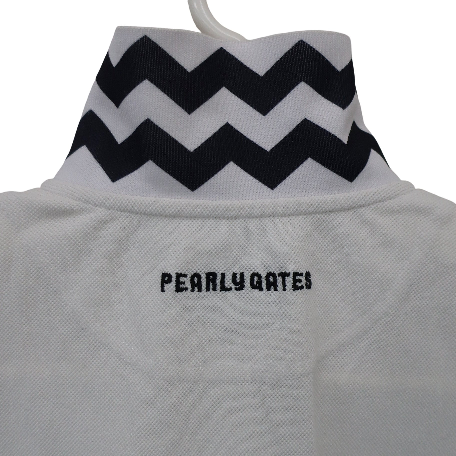PEARLY GATES(パーリーゲイツ) ポロシャツ 白 レディース 2 055-7160552 B