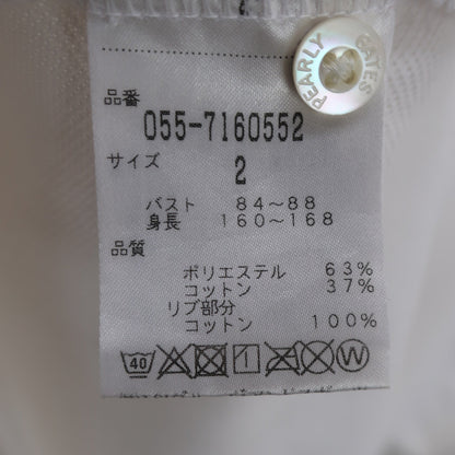PEARLY GATES(パーリーゲイツ) ポロシャツ 白 レディース 2 055-7160552 B