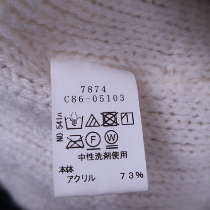 adabat(アダバット) ニット帽 白 レディース フリーサイズ A
