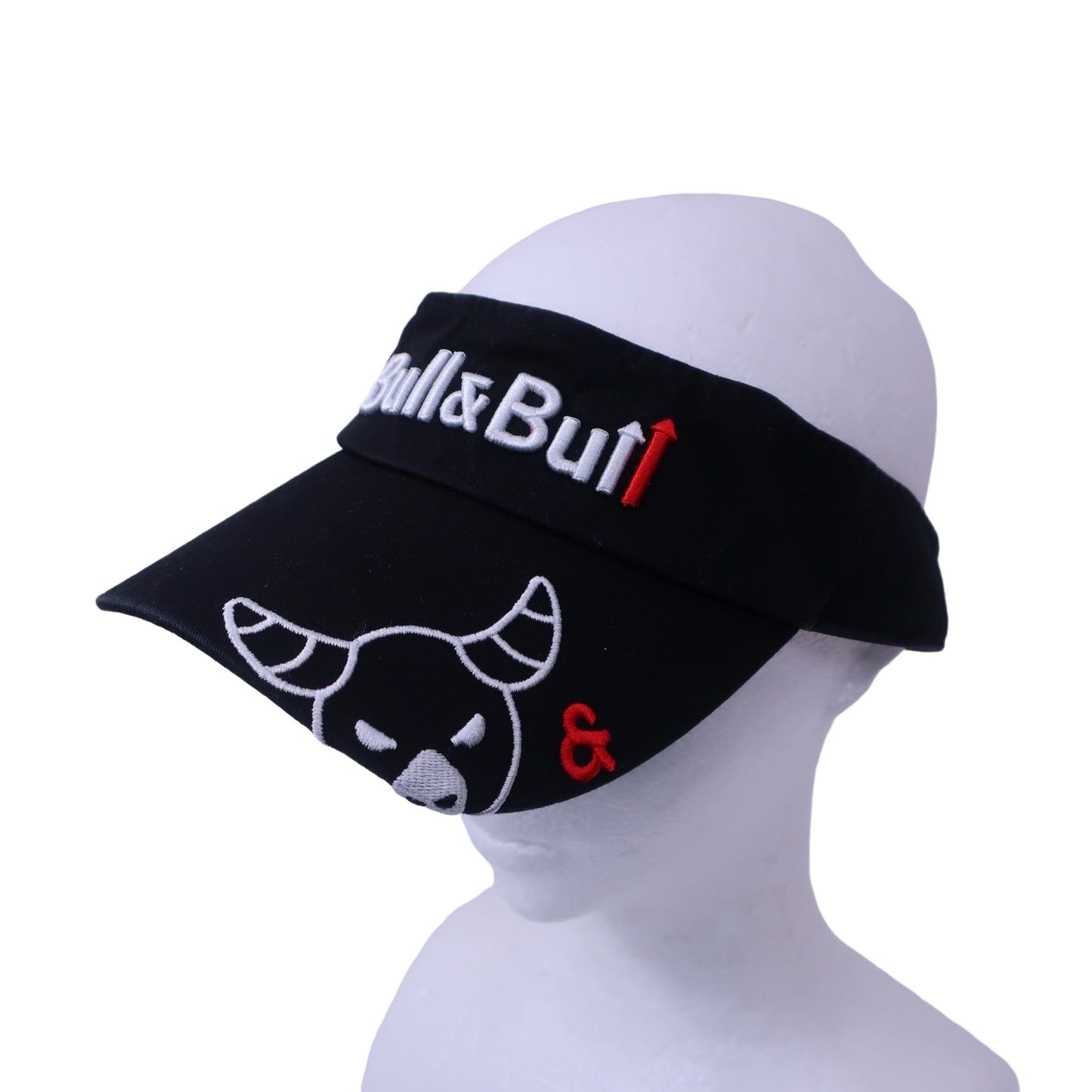 Bull&Bull サンバイザー 黒 レディース フリーサイズ A
