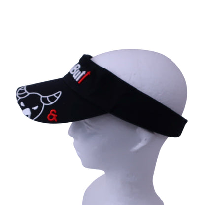 Bull&Bull サンバイザー 黒 レディース フリーサイズ A