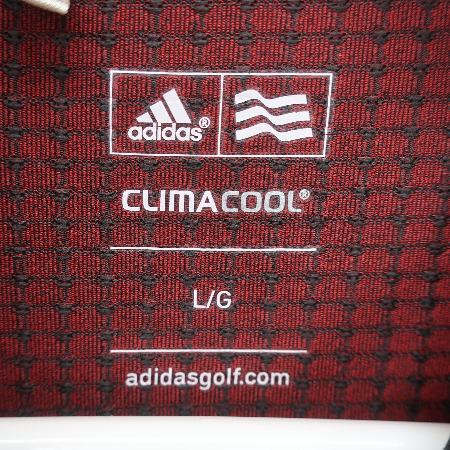 adidas(アディダス) ハーフジップポロシャツ 黒 メンズ L B