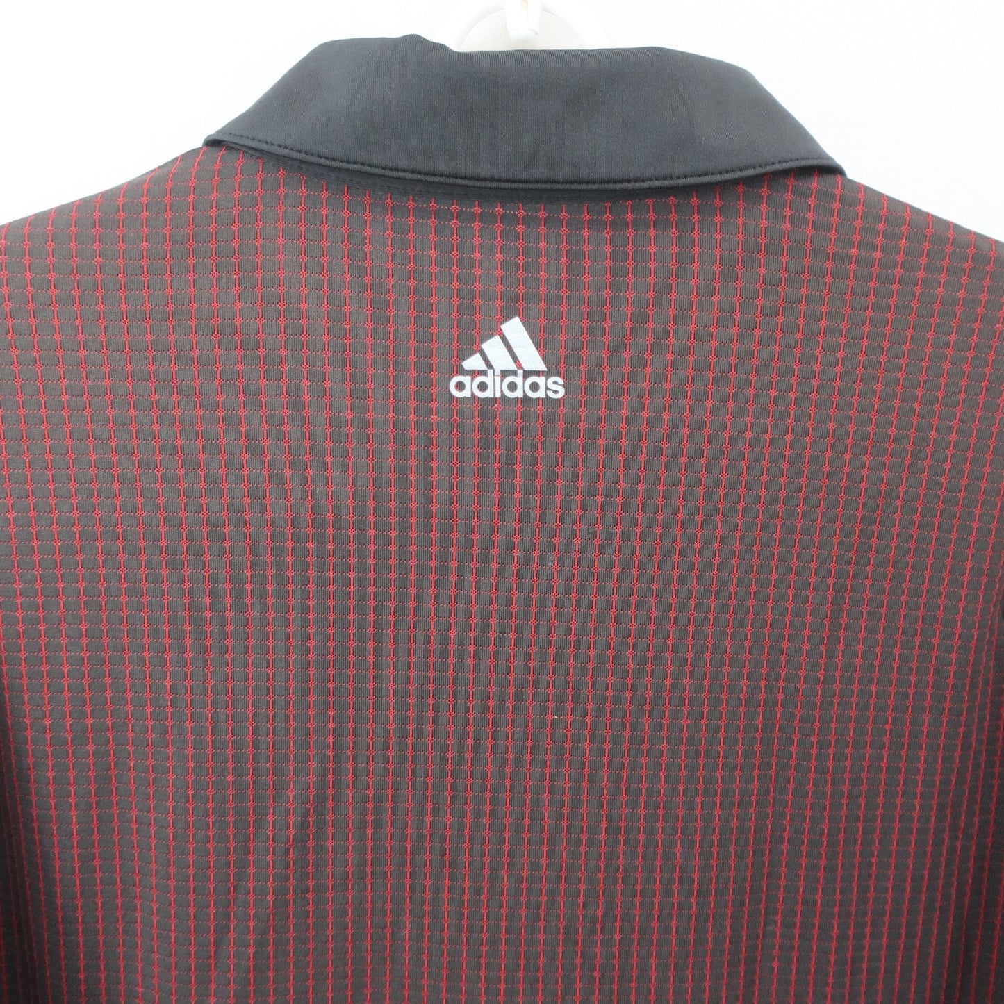 adidas(アディダス) ハーフジップポロシャツ 黒 メンズ L B