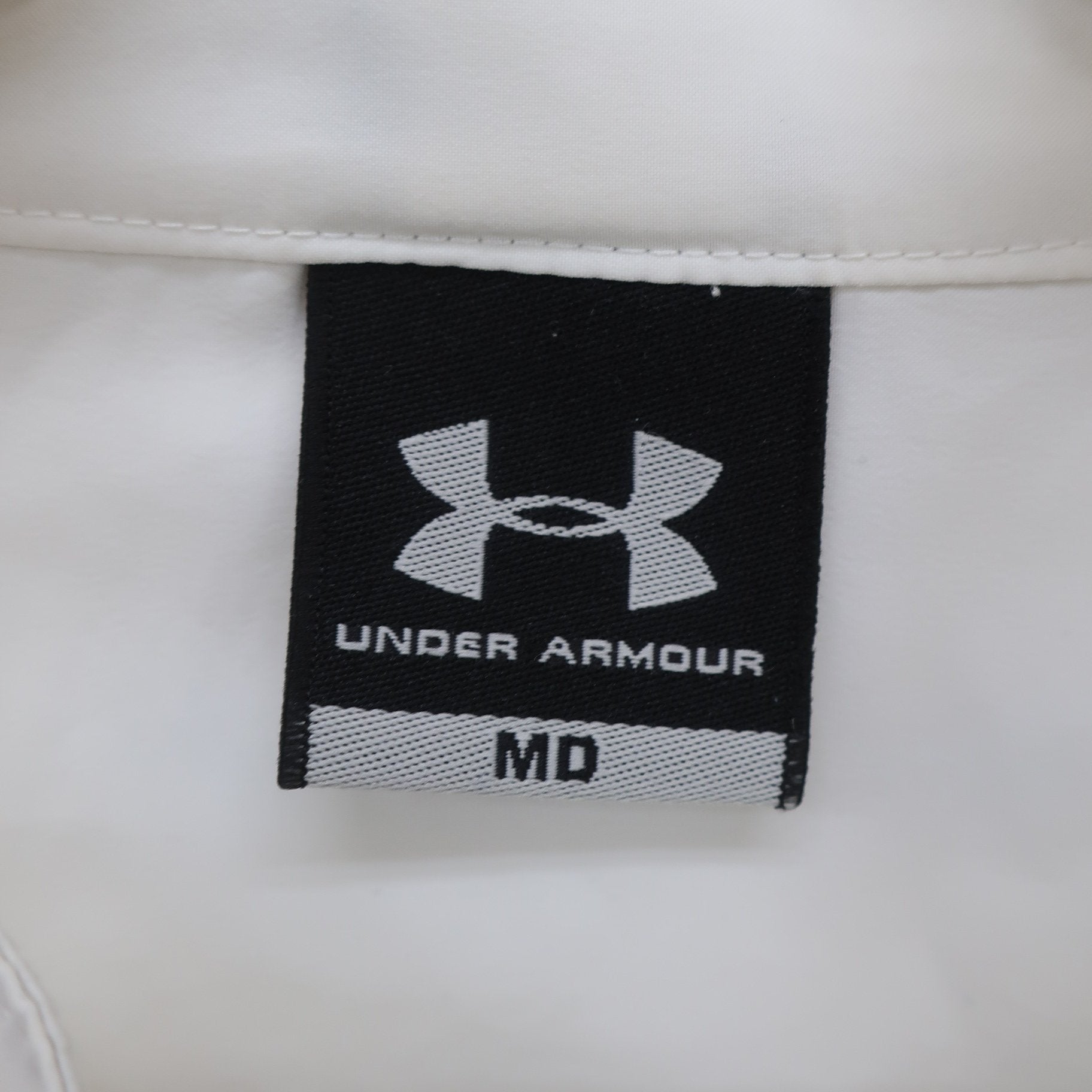 UNDER ARMOUR(アンダーアーマー) ハーフジップウィンドブレーカー 白 メンズ MD B