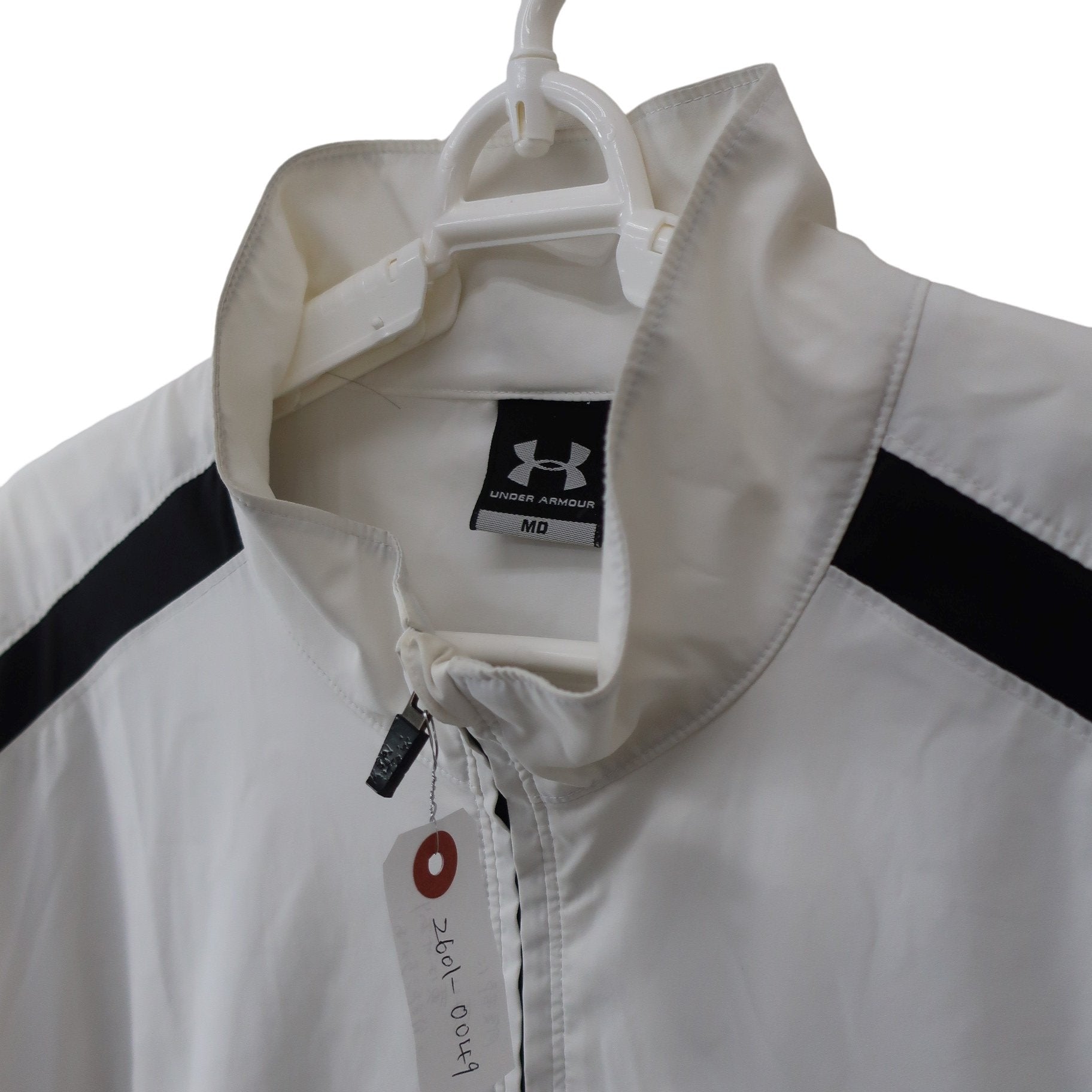 UNDER ARMOUR(アンダーアーマー) ハーフジップウィンドブレーカー 白 メンズ MD B