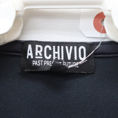 archivio(アルチビオ) ハーフジップポロシャツ 黒 メンズ 48 A169403 A