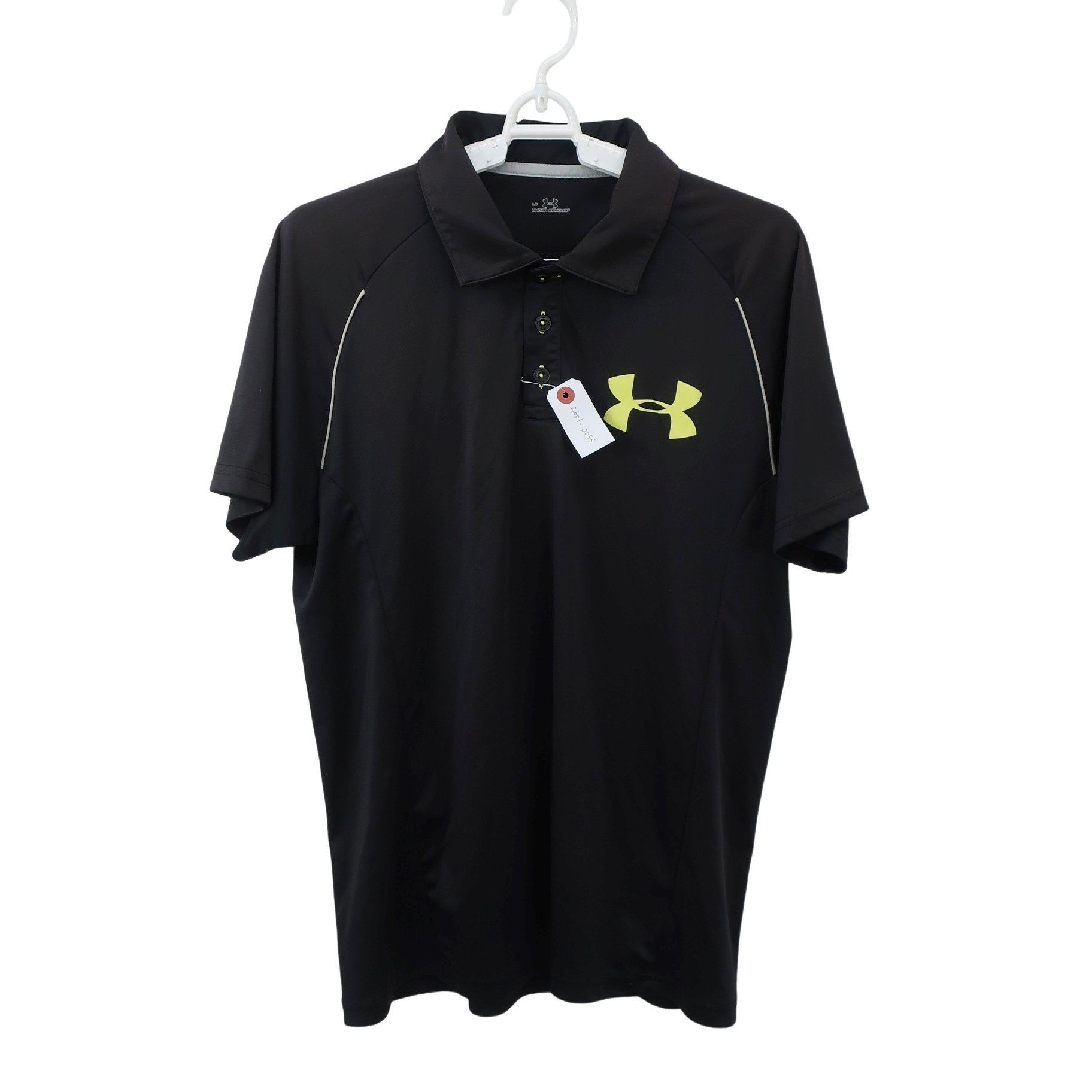 UNDER ARMOUR(アンダーアーマー) ポロシャツ 黒 メンズ LG B