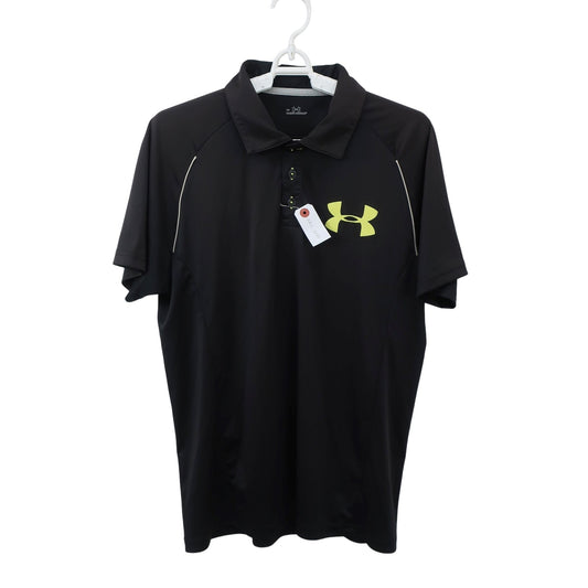 UNDER ARMOUR(アンダーアーマー) ポロシャツ 黒 メンズ LG B