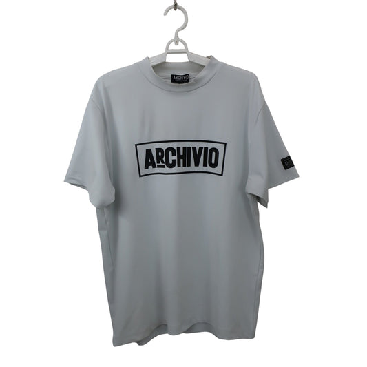 archivio(アルチビオ) 半袖モックネックシャツ 白 メンズ 48 A069402 B