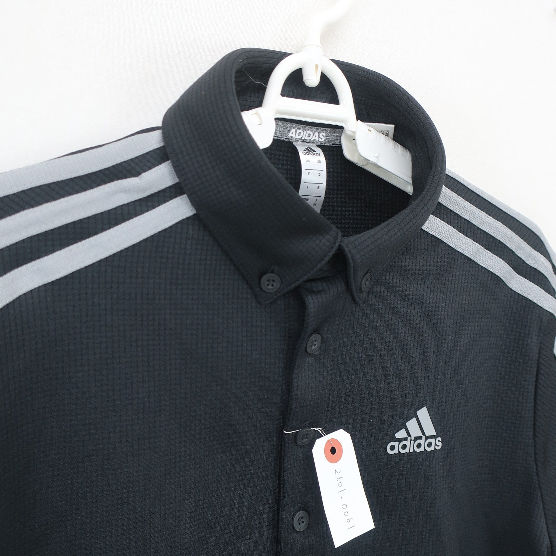adidas(アディダス) ポロシャツ 黒 メンズ M A