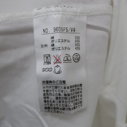 and per se(アンパスィ) ポロシャツ 白 レディース M 9605FS/V4 B