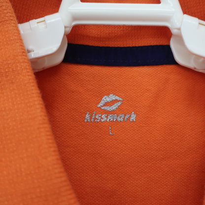 kissmark Golf(キスマークゴルフ) ポロシャツ オレンジ レディース L B