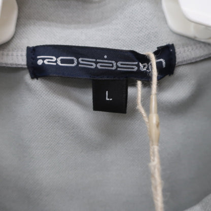 Rosasen(ロサーセン) 半袖モックネックシャツ グレー レディース L N