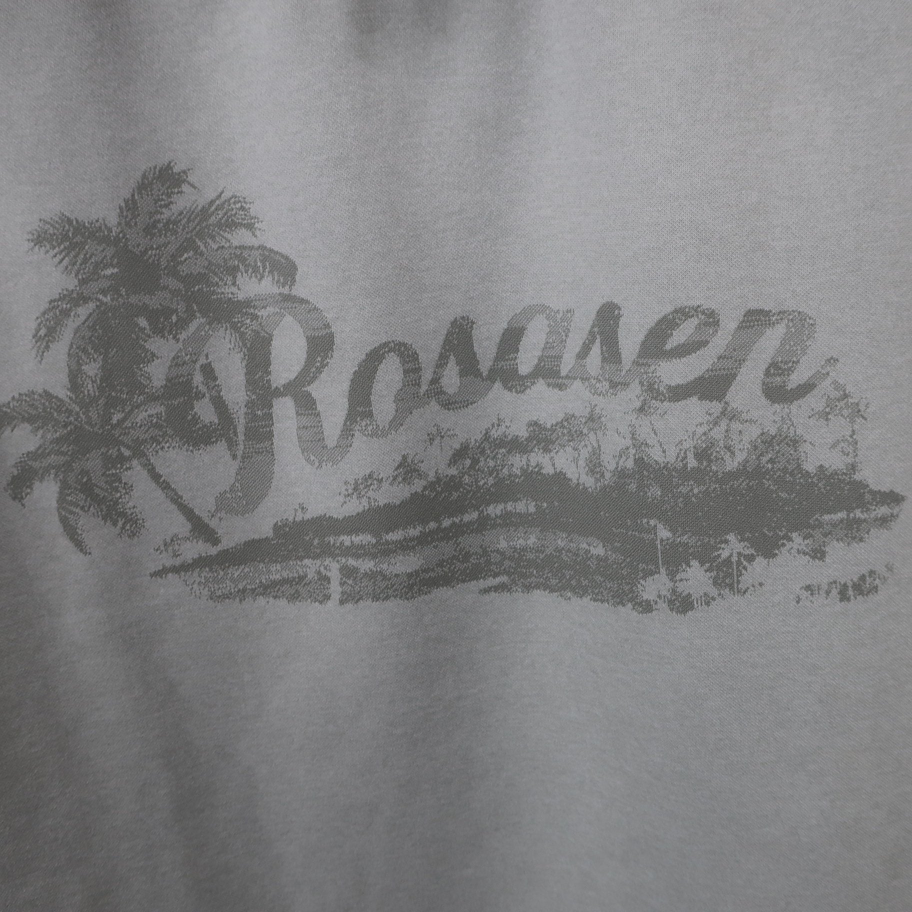 Rosasen(ロサーセン) 半袖モックネックシャツ グレー レディース L N