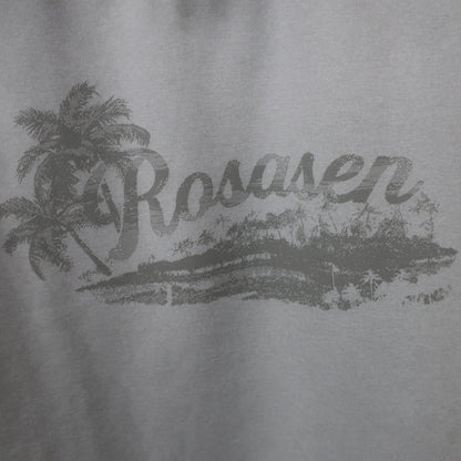 Rosasen(ロサーセン) 半袖モックネックシャツ グレー レディース L N