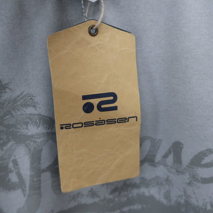 Rosasen(ロサーセン) 半袖モックネックシャツ グレー レディース L N