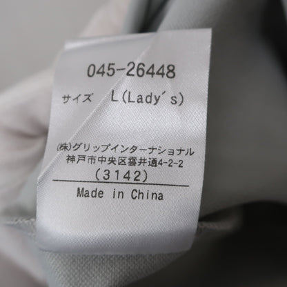 Rosasen(ロサーセン) 半袖モックネックシャツ グレー レディース L N
