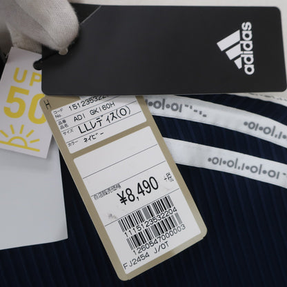 adidas(アディダス) 半袖モックネックシャツ ネイビー レディース OT N
