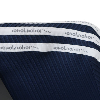 adidas(アディダス) 半袖モックネックシャツ ネイビー レディース OT N