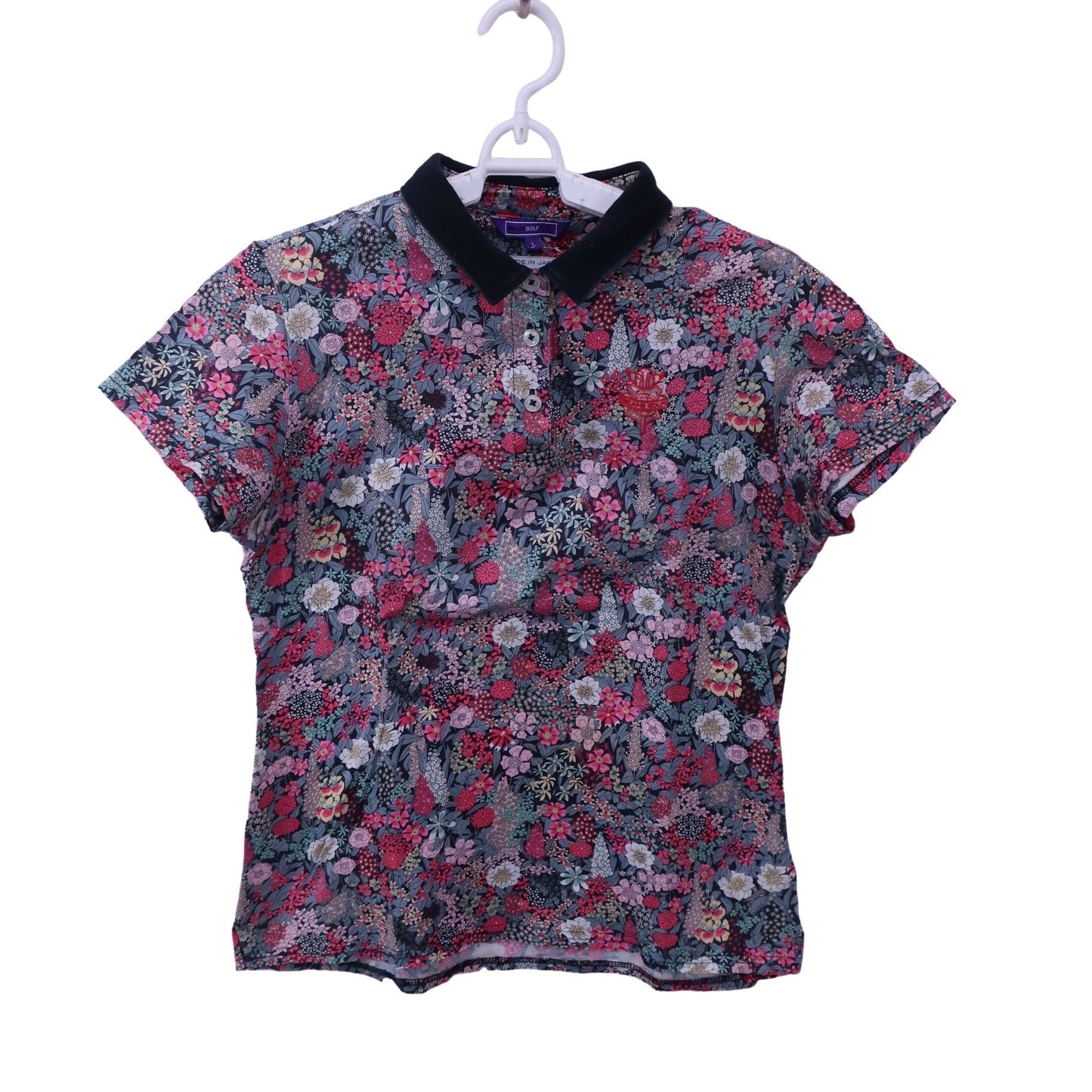 BEAMS GOLF(ビームスゴルフ) ポロシャツ 花柄 レディース L C