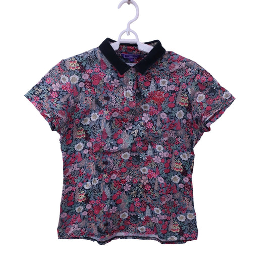 BEAMS GOLF(ビームスゴルフ) ポロシャツ 花柄 レディース L C