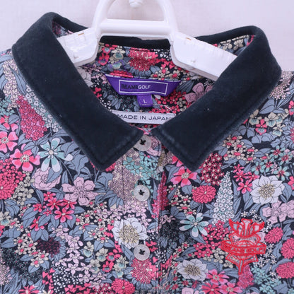 BEAMS GOLF(ビームスゴルフ) ポロシャツ 花柄 レディース L C