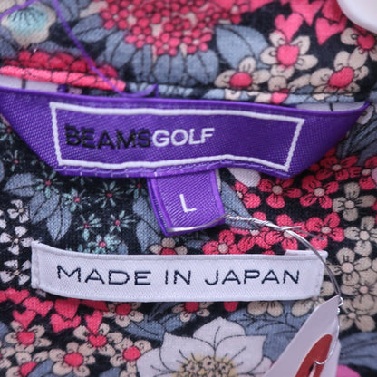 BEAMS GOLF(ビームスゴルフ) ポロシャツ 花柄 レディース L C