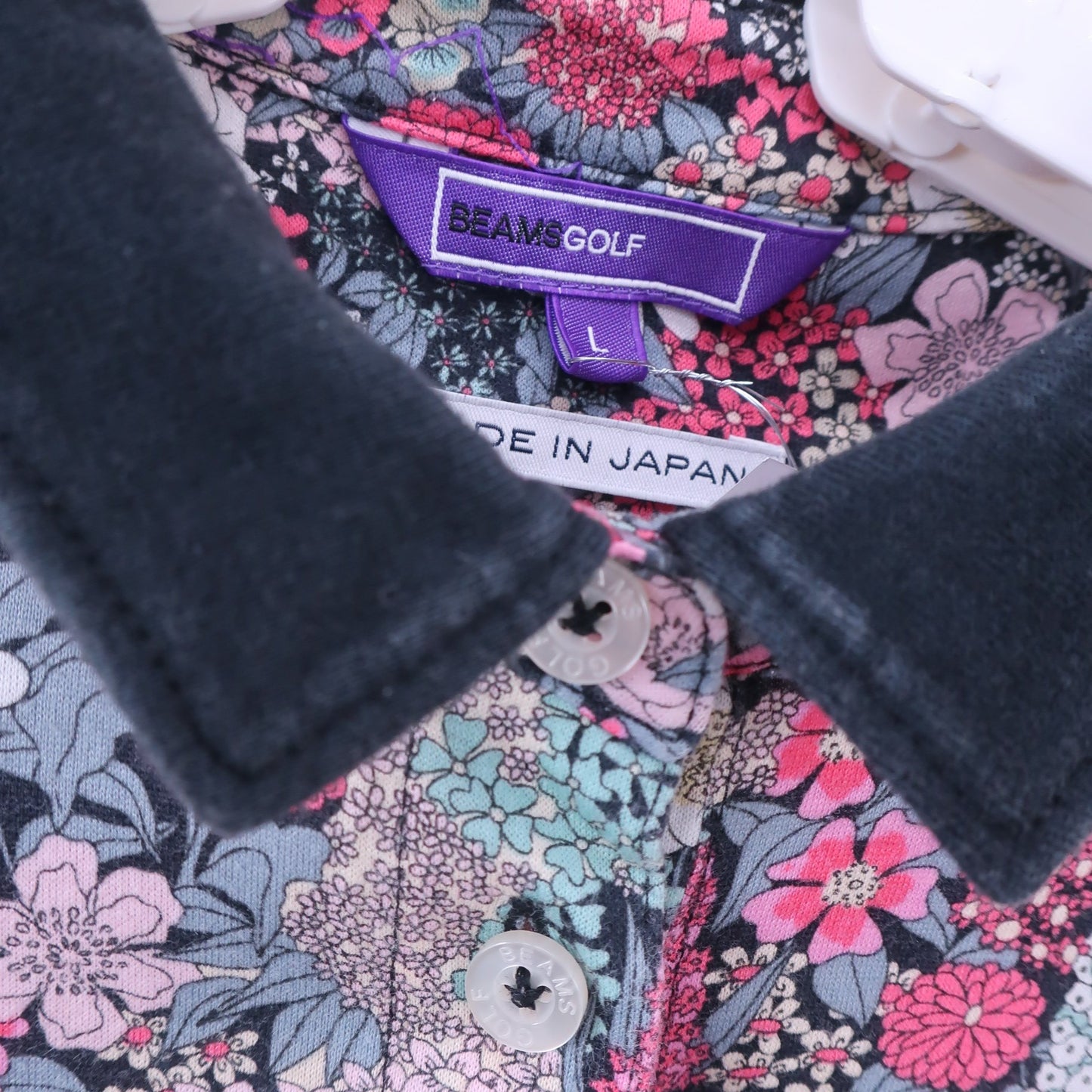 BEAMS GOLF(ビームスゴルフ) ポロシャツ 花柄 レディース L C