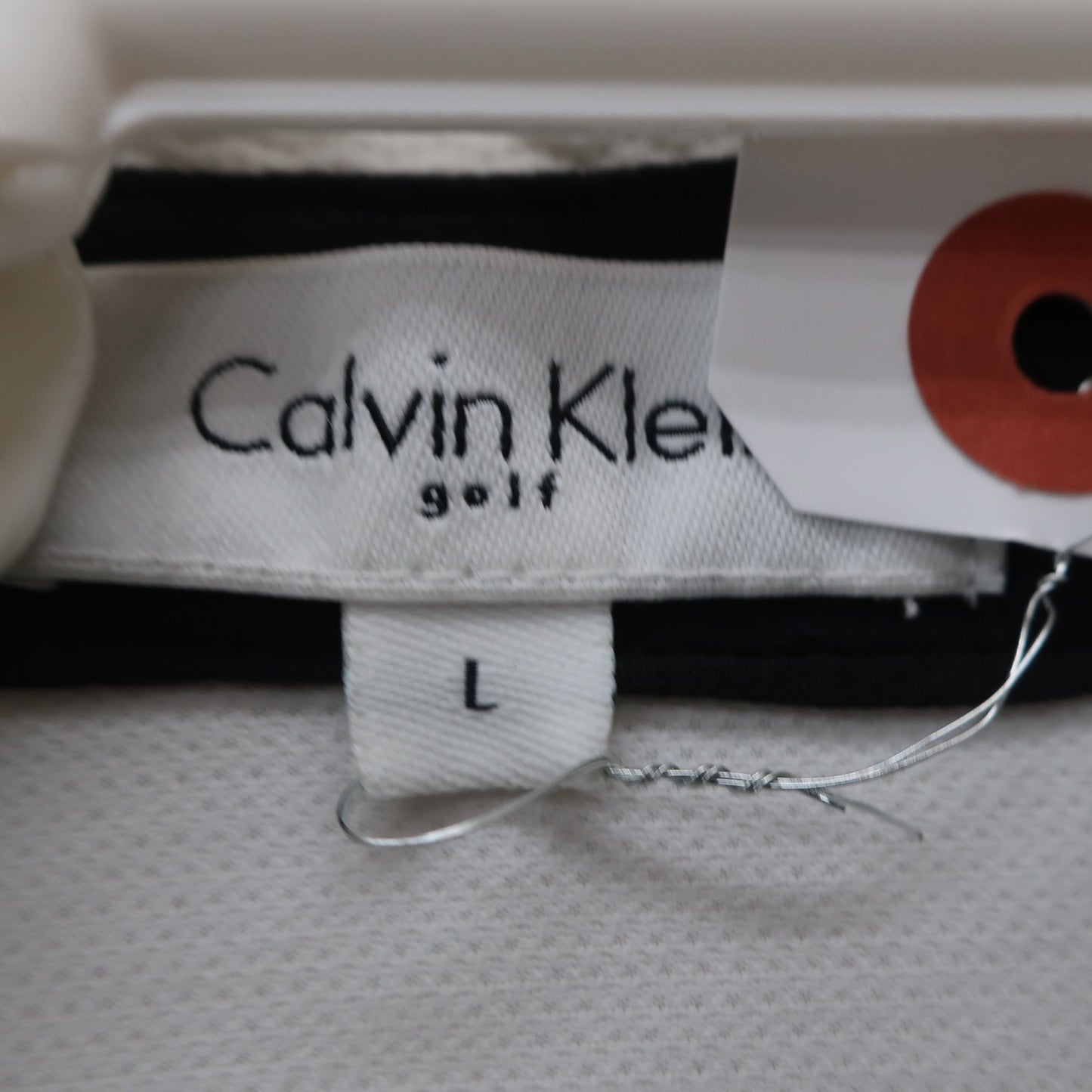 Calvin Klein golf(カルバンクラインゴルフ) ポロシャツ 白黒 レディース L A