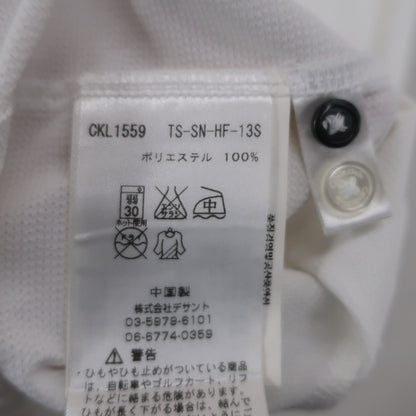 Calvin Klein golf(カルバンクラインゴルフ) ポロシャツ 白黒 レディース L A