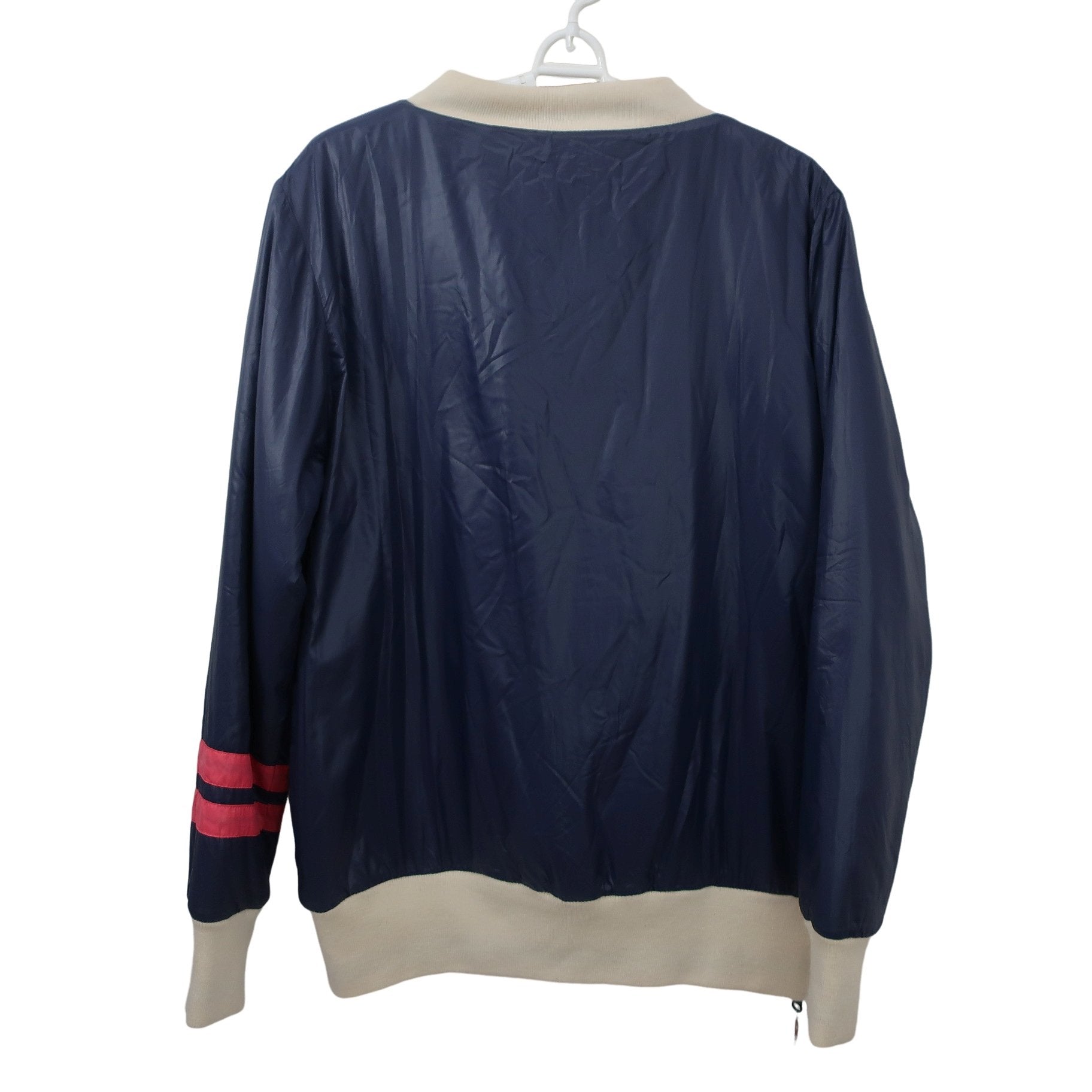 le coq sportif(ルコックスポルティフ) リバーシブルスニード ネイビー / 白ピンクネイビーストライプ メンズ LL B