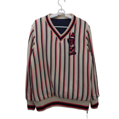 le coq sportif(ルコックスポルティフ) リバーシブルスニード ネイビー / 白ピンクネイビーストライプ メンズ LL B