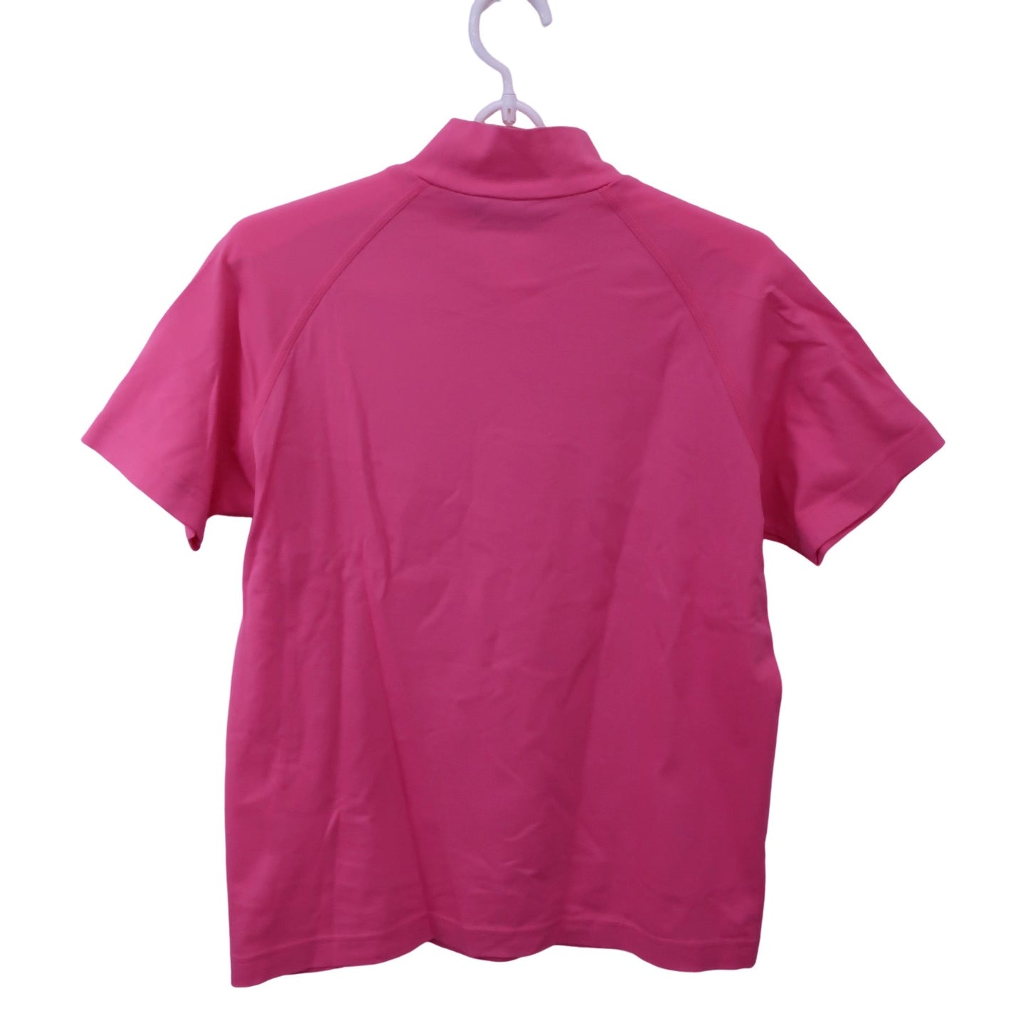 Munsingwear(マンシングウェア) 半袖モックネックシャツ ピンク レディース L A