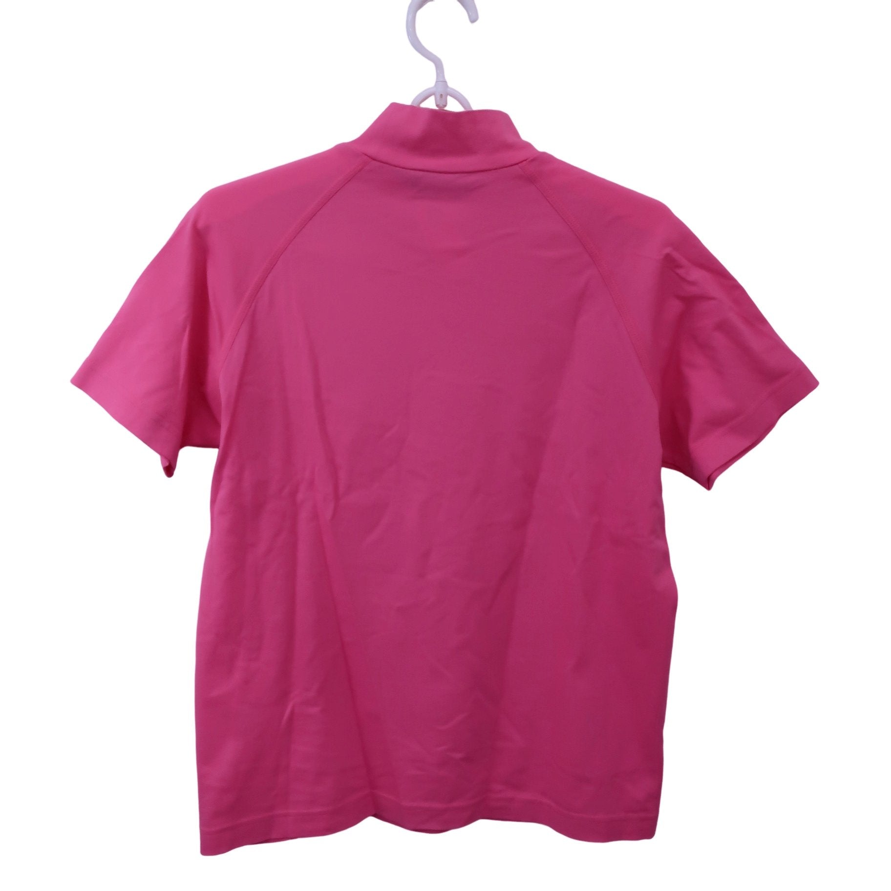 Munsingwear(マンシングウェア) 半袖モックネックシャツ ピンク レディース L A