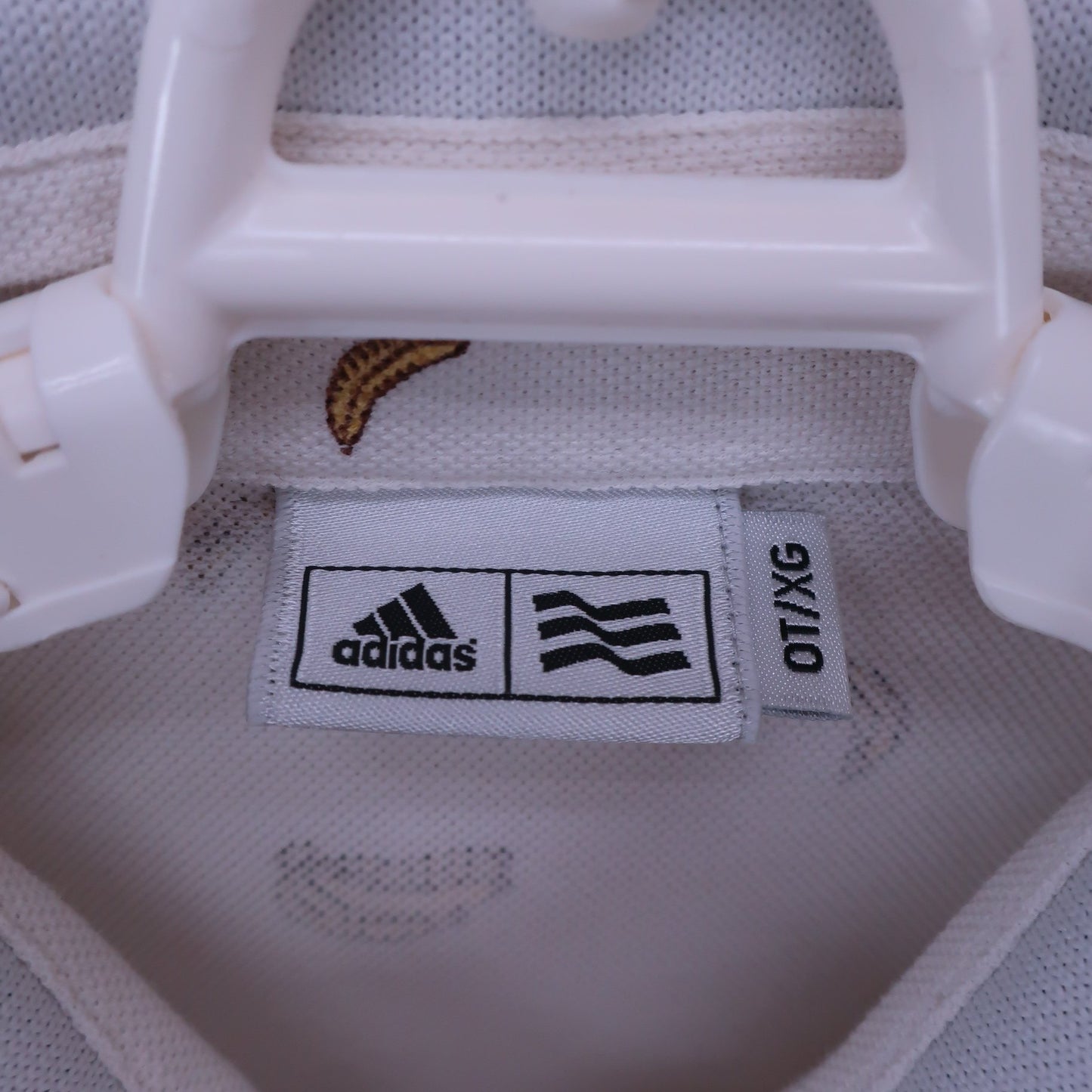 adidas(アディダス) ポロシャツ 白バナナ柄 レディース OT A