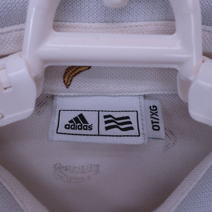 adidas(アディダス) ポロシャツ 白バナナ柄 レディース OT A