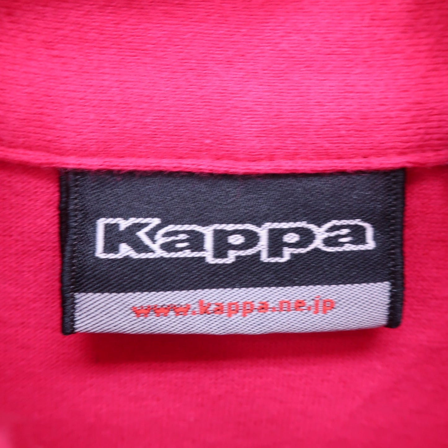 Kappa(カッパ) ポロシャツ ピンク白ストライプ レディース M B