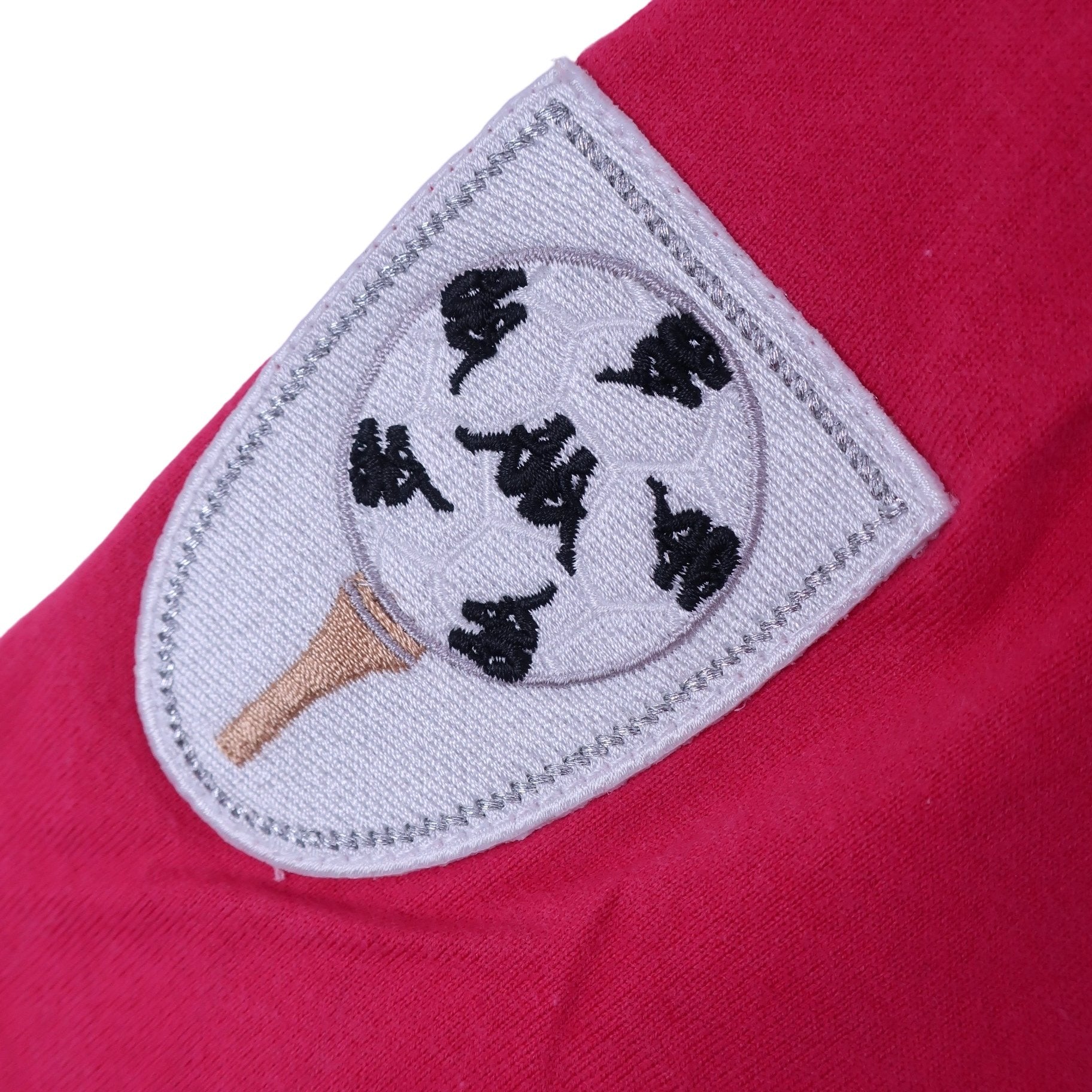Kappa(カッパ) ポロシャツ ピンク白ストライプ レディース M B