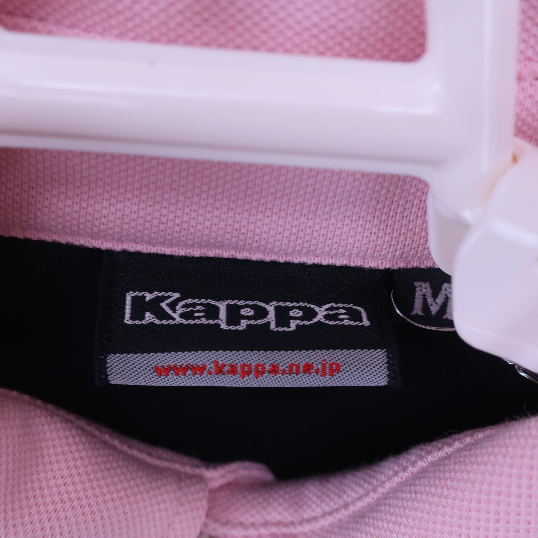Kappa(カッパ) ポロシャツ ピンク黒 レディース M B
