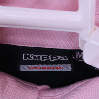 Kappa(カッパ) ポロシャツ ピンク黒 レディース M B