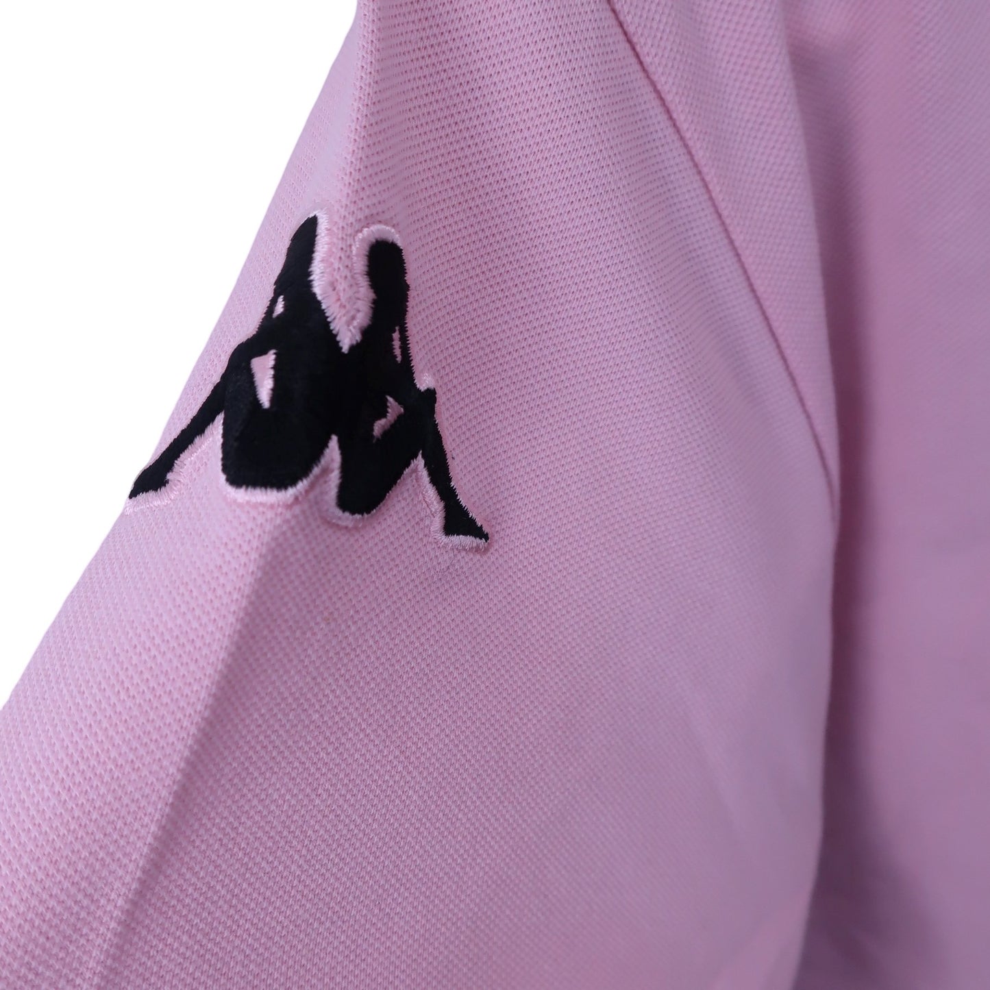Kappa(カッパ) ポロシャツ ピンク黒 レディース M B