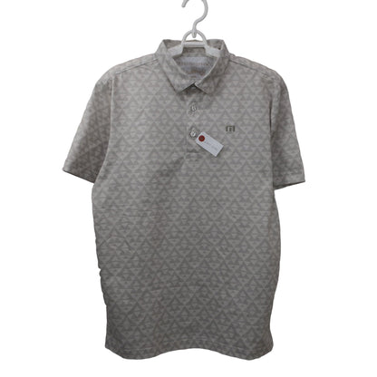 Travis Mathew ポロシャツ ベージュ系総柄 メンズ M A